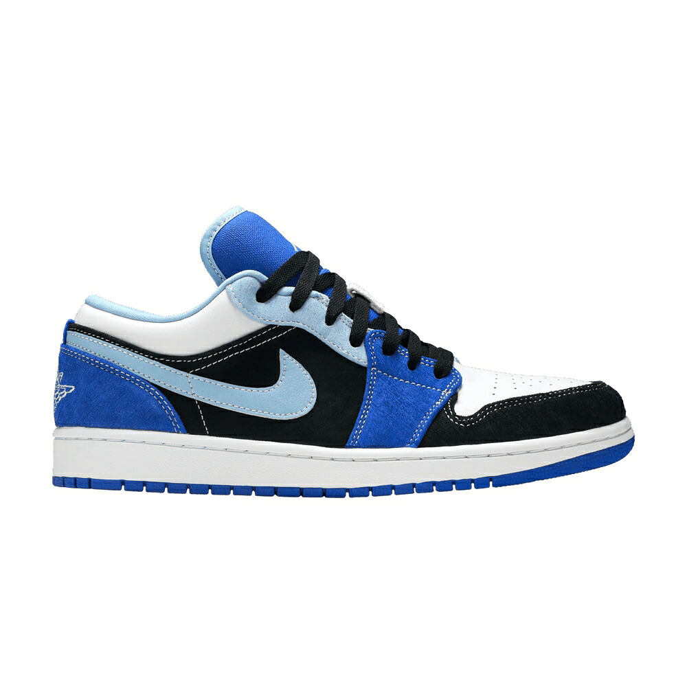 ナイキ 青味 青み 黒いこと 黒いこと エアジョーダン \u0027RACER BLUE\u0027 スニーカー メンズ AIR JORDAN AIR JORDAN 1 LOW SE / RACER BLUE PSYCHIC BLUE BLACK