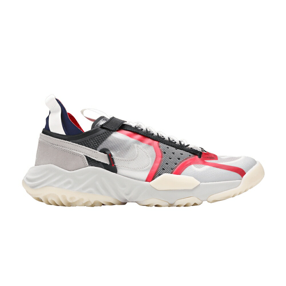 ナイキ 赤 レッド エアジョーダン 'CLEAR GREY' スニーカー メンズ AIR JORDAN AIR JORDAN DELTA BREATHE MEDIUM / CLEAR LIGHT BONE VARSITY RED