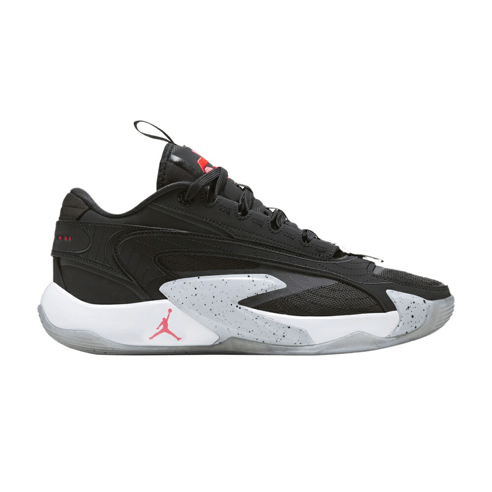 ナイキ 黒色 ブラック クリムゾン 灰色 グレー エアジョーダン 'BLACK CEMENT' スニーカー メンズ AIR JORDAN AIR JORDAN LUKA 2 PF / BLACK BRIGHT CRIMSON WOLF GREY
