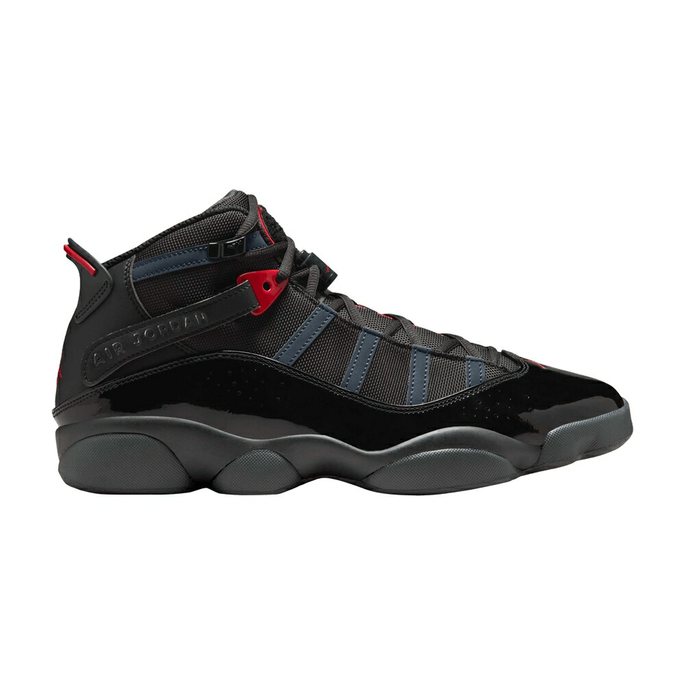 ナイキ 輪っか たき火 黒いこと 黒いこと 赤 赤いこと エアジョーダン \u0027ANTHRACITE RED\u0027 スニーカー メンズ AIR JORDAN AIR JORDAN 6 RINGS FIRE / BLACK ANTHRACITE FIRE RED