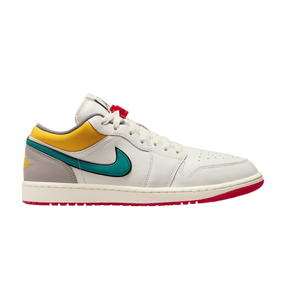 ナイキ プレミアム 黄色 イエロー カレッジ 灰色 グレー エアジョーダン AIL OCHRE スニーカー メンズ AIR JORDAN AIR JORDAN 1 LOW PREMIUM YELLOW / SAIL CASHMERE COLLEGE GREY BRAVE