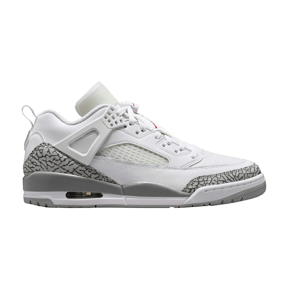 ナイキ 白色 ホワイト 灰色 グレー 赤 レッド クール エアジョーダン 'WHITE CEMENT' スニーカー メンズ AIR JORDAN AIR JORDAN SPIZIKE LOW / WHITE WOLF GREY VARSITY RED COOL