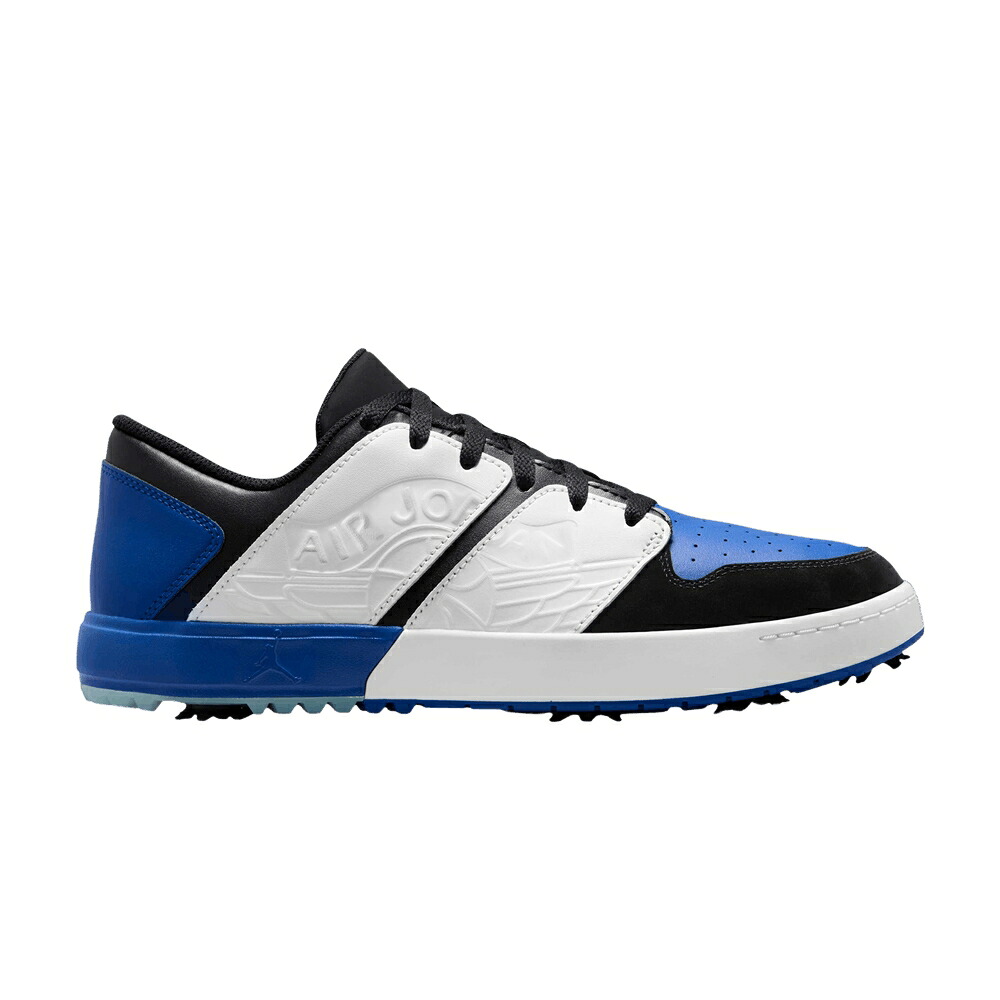 ナイキ ゴルフ 黒いこと 黒いこと 白いこと 白いこと エアジョーダン \u0027SPORT ROYAL\u0027 スニーカー メンズ AIR JORDAN AIR JORDAN NU RETRO 1 LOW GOLF / BLACK WHITE SPORT ROYAL