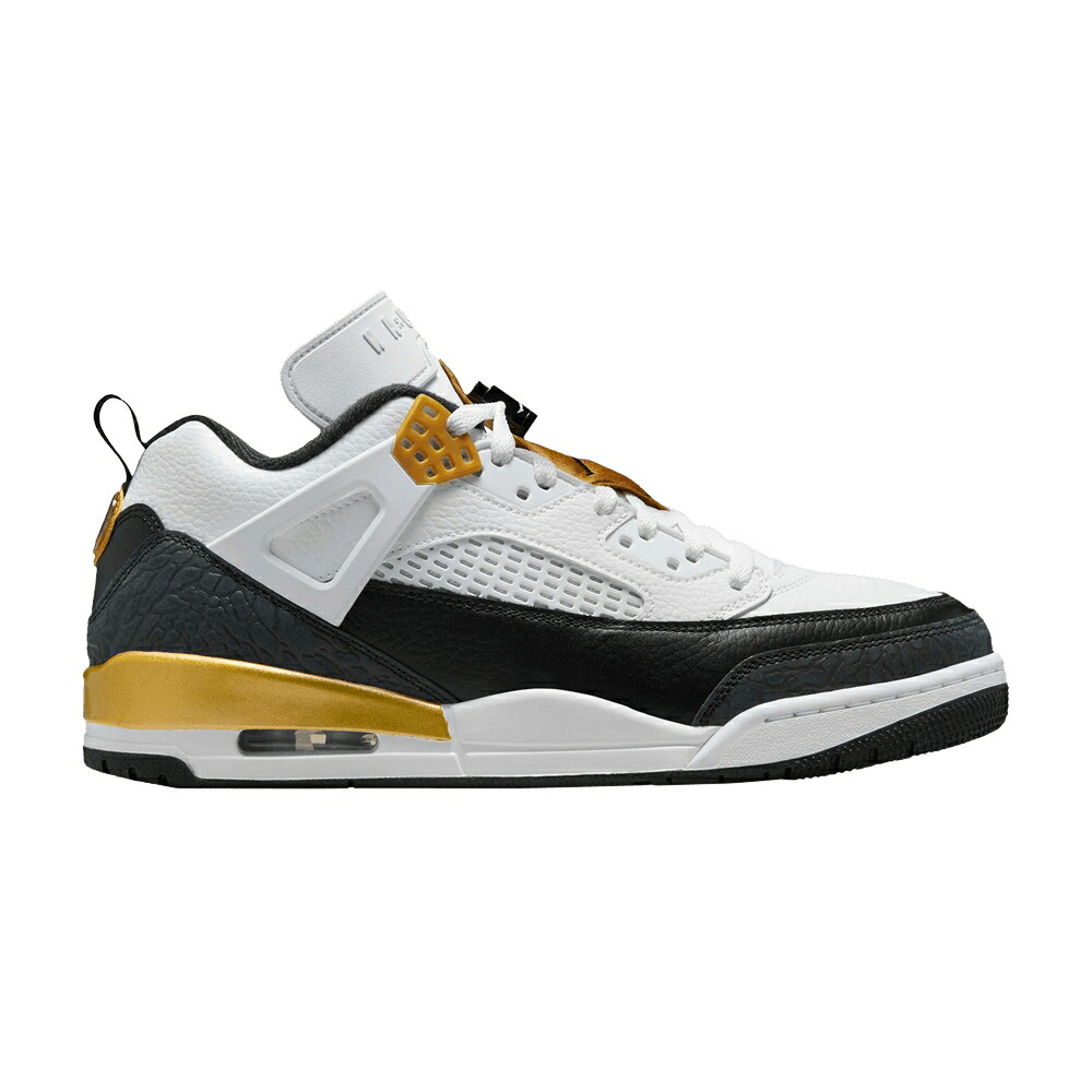 ナイキ 白色 ホワイト ゴールド 黒色 ブラック エアジョーダン 'DMP' スニーカー メンズ AIR JORDAN AIR JORDAN SPIZIKE LOW / WHITE METALLIC GOLD BLACK