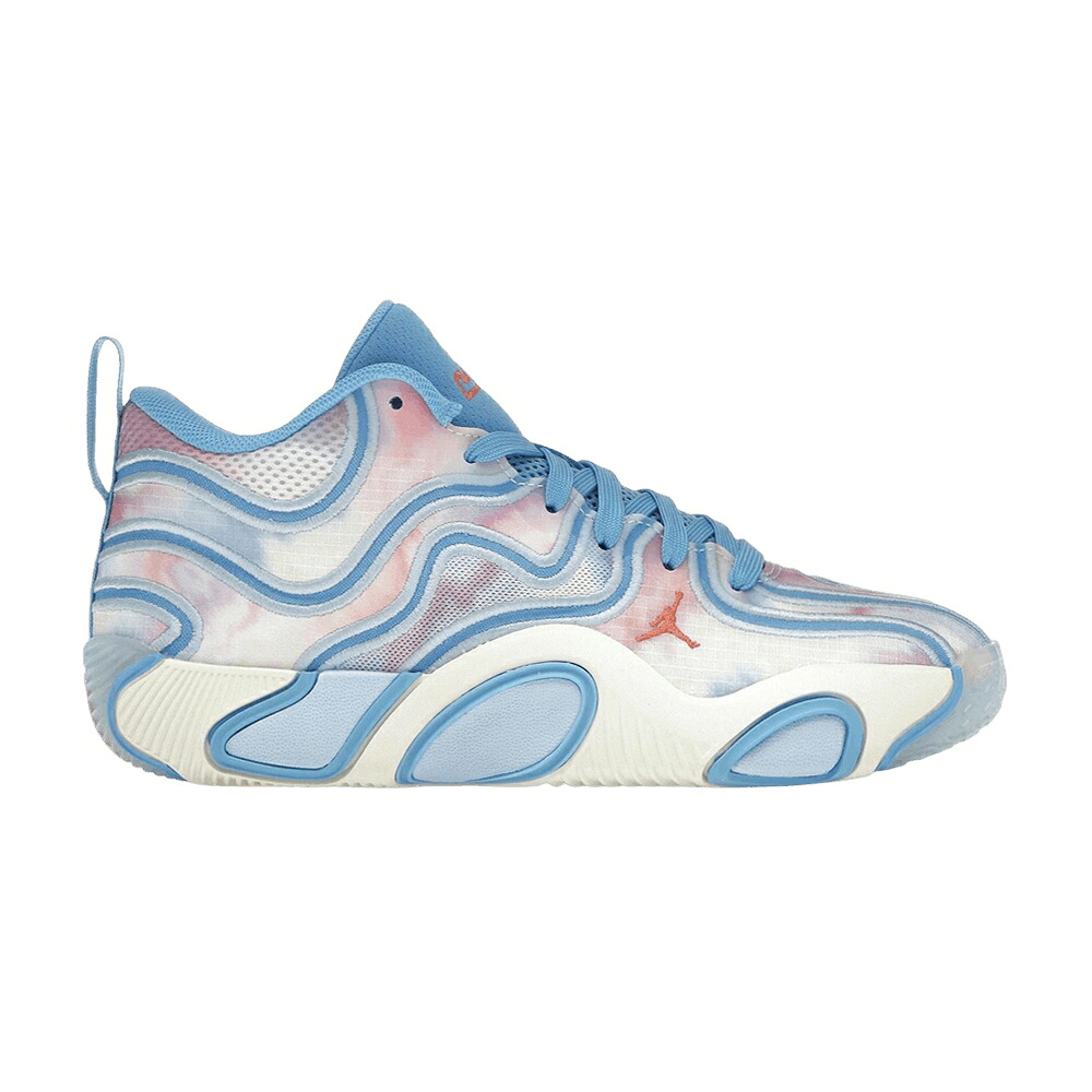 ナイキ 青味 青み 象牙色 エアジョーダン \u0027TIE DYE\u0027 スニーカー メンズ AIR JORDAN AIR JORDAN TATUM 3 / UNIVERSITY BLUE PALE IVORY ROYAL