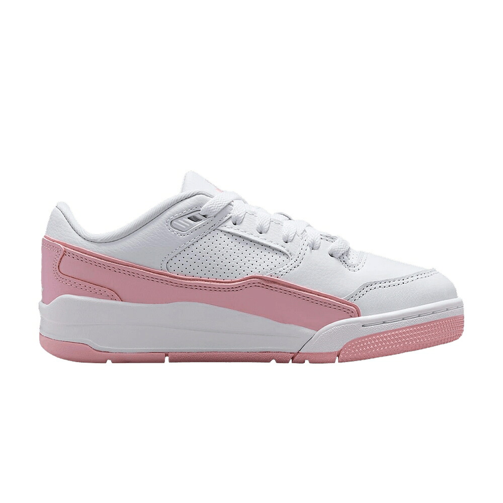 ナイキ フライト コート 白色 ホワイト ピンク エアジョーダン 'WHITE PINK' ジュニア キッズ AIR JORDAN AIR JORDAN FLIGHT COURT GS MEDIUM SOFT / WHITE MEDIUM SOFT PINK ベビー マタニティ スニーカー