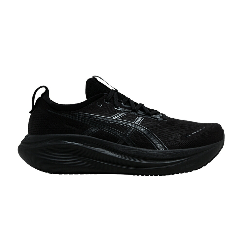 アシックス 黒色 ブラック 灰色 グレー BLACK GREY スニーカー メンズ ASICS GEL NIMBUS 27 GRAPHITE / BLACK GRAPHITE GREY