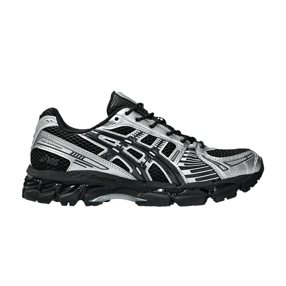 アシックス しろがね色 しろがね色 黒いこと 黒いこと 12.1 \u0027SILVER BLACK\u0027 スニーカー メンズ ASICS GEL KAYANO / SILVER BLACK