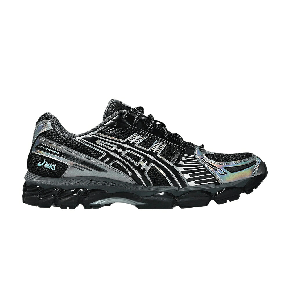 アシックス 黒いこと 黒いこと 純然たる しろがね色 しろがね色 12.1 \u0027HOLIDAY SILVER\u0027 スニーカー メンズ ASICS GEL KAYANO PACK - BLACK PURE / BLACK PURE SILVER