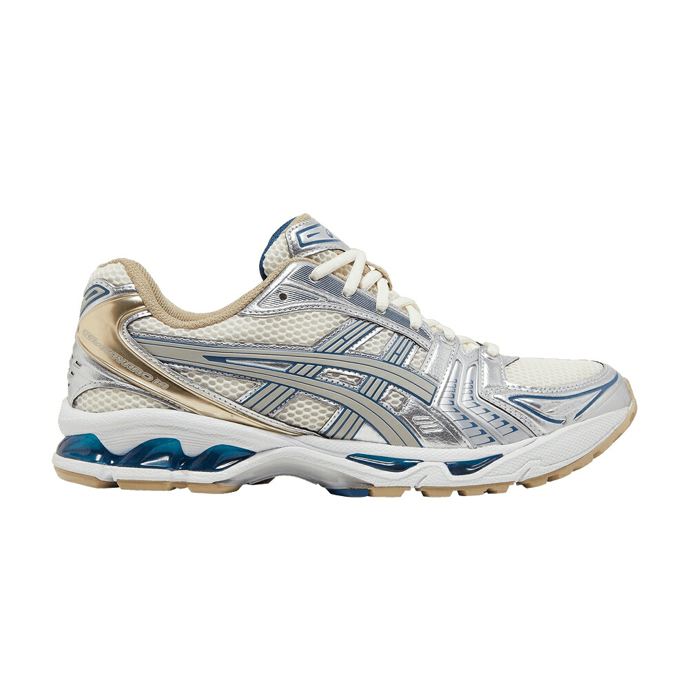 アシックス 純然たる 皮膚軟化剤 しろがね色 しろがね色 \u0027CREAM SILVER\u0027 スニーカー メンズ ASICS GEL KAYANO 14 PURE / CREAM PURE SILVER