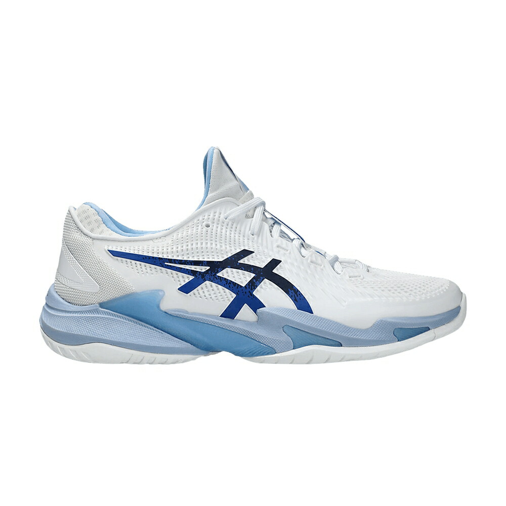 アシックス コート 白色 ホワイト 青色 ブルー 'WHITE BLUE' スニーカー メンズ ASICS COURT FF 3 NOVAK TUNA / WHITE TUNA BLUE