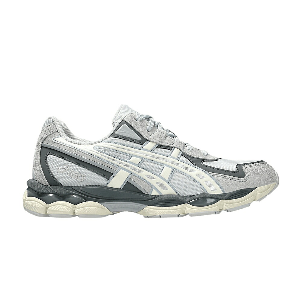 アシックス 灰色 グレー クリーム 'GLACIER CREAM' スニーカー メンズ ASICS GEL NYC 2055 GREY / GLACIER GREY CREAM|スニケス
