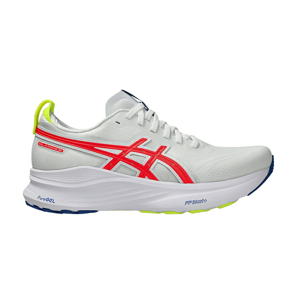 アシックス クラブ 白色 ホワイト 'TRACK CORAL' スニーカー レディース ASICS WMNS GEL KAYANO 32 CLUB PACK - FLASH / WHITE FLASH CORAL