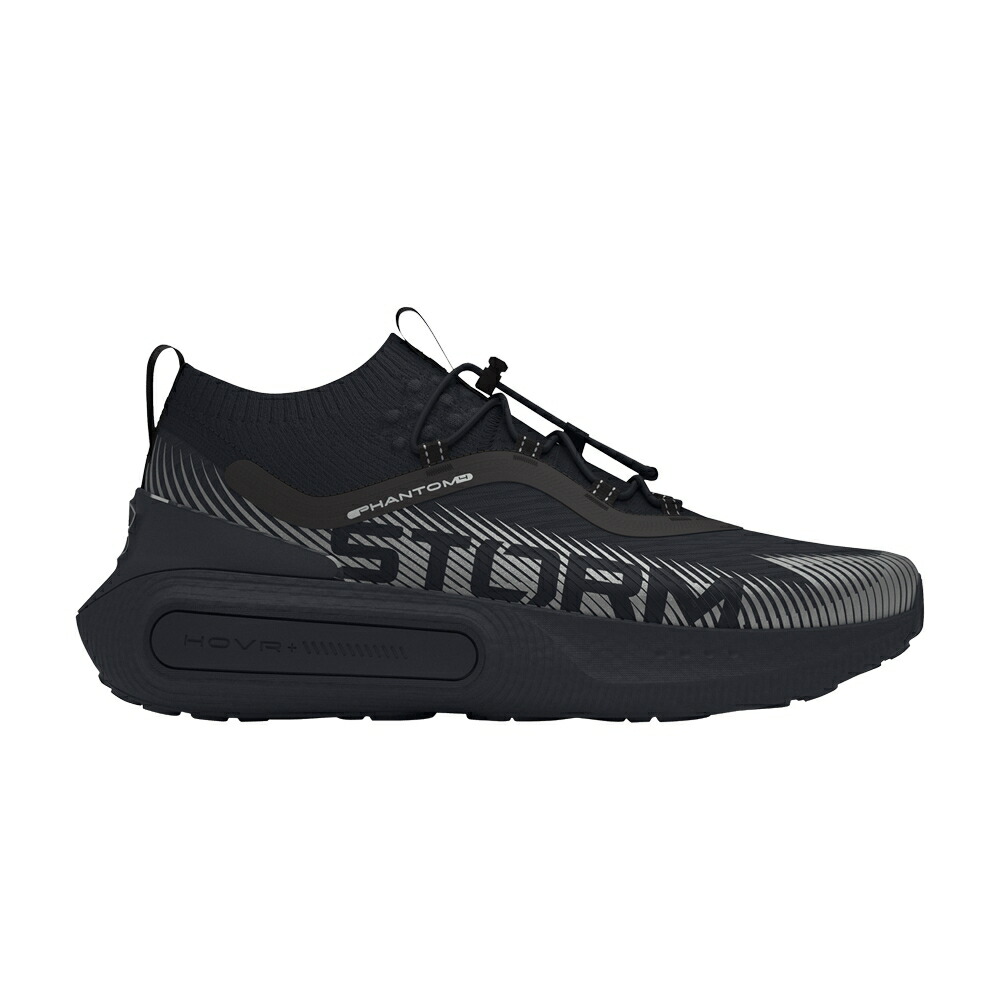 黒色 ブラック アンダーアーマー BLACK ANTHRACITE スニーカー メンズ UNDER ARMOUR UNDER ARMOUR HOVR PHANTOM 4 STORM / BLACK ANTHRACITE