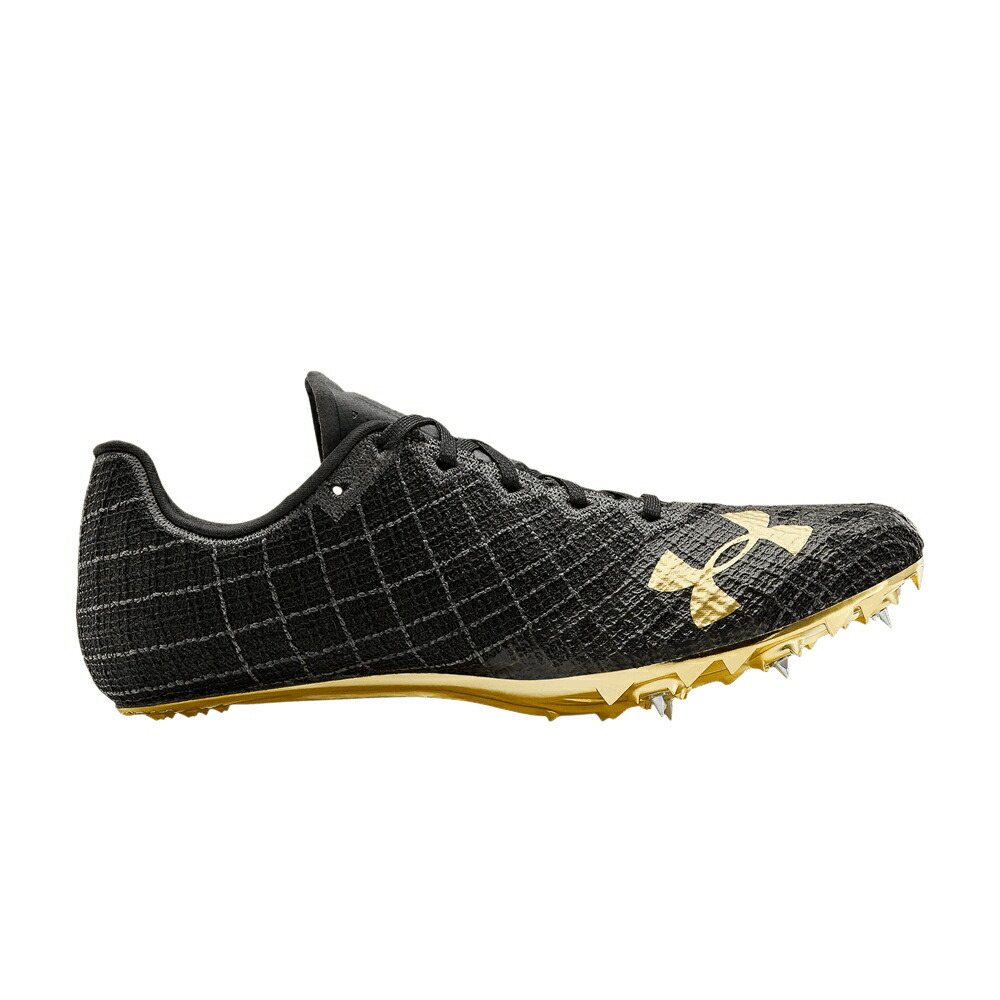 キック プロ ビクトリー 黒色 ブラック 灰色 グレー アンダーアーマー BLACK GOLD スニーカー メンズ UNDER ARMOUR UNDER ARMOUR KICK SPRINT PRO 3 METALLIC VICTORY / BLACK JET GREY METALLIC VICTORY