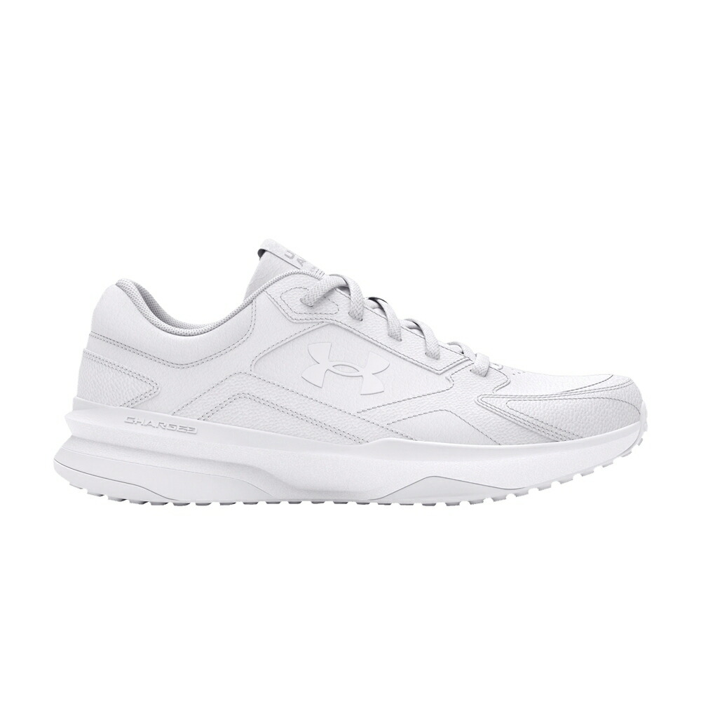 なめし革 白いこと 白いこと アンダーアーマー \u0027WHITE\u0027 スニーカー レディース UNDER ARMOUR UNDER ARMOUR WMNS CHARGED EDGE LEATHER / WHITE