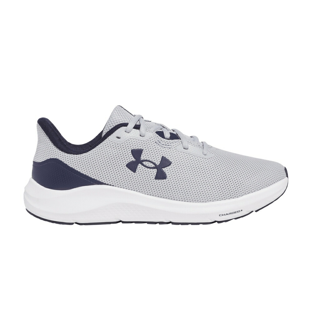 灰色 グレー 紺色 ネイビー アンダーアーマー 'MOD NAVY' スニーカー メンズ UNDER ARMOUR UNDER ARMOUR CHARGED PURSUIT 4 GREY MIDNIGHT / MOD GREY MIDNIGHT NAVY