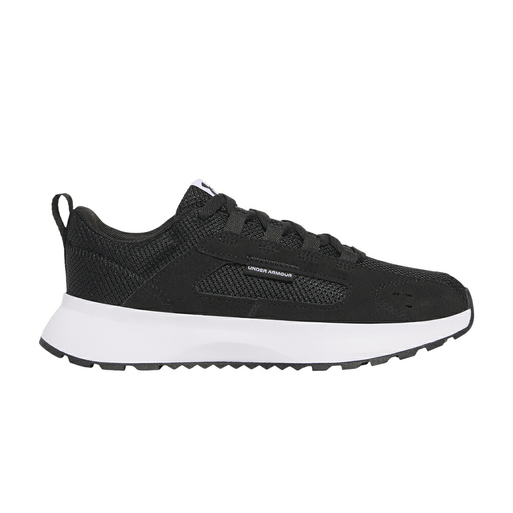 ストリート 黒色 ブラック 白色 ホワイト アンダーアーマー 'BLACK WHITE' スニーカー レディース UNDER ARMOUR UNDER ARMOUR WMNS STREET MIRAGE / BLACK WHITE