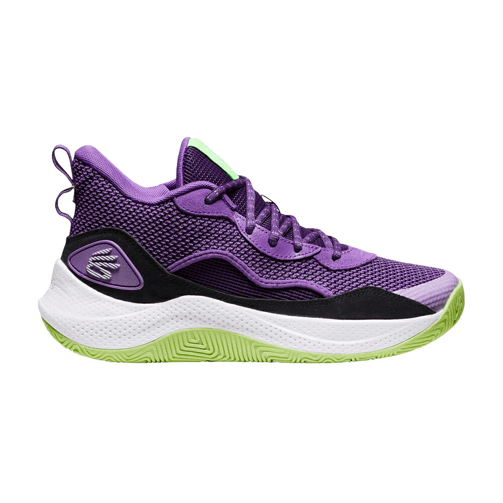 カリー 紫 パープル 緑 グリーン アンダーアーマー 'LAVISH PURPLE' スニーカー メンズ UNDER ARMOUR UNDER ARMOUR CURRY 3ZER0 24 / LAVISH PURPLE HYPER GREEN｜スニケス