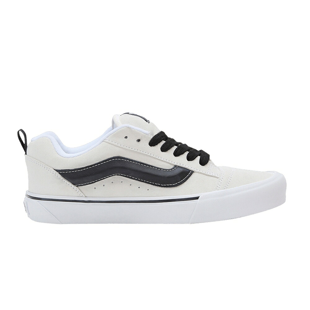 ヴァンズ バンズ 白いこと 白いこと 黒いこと 黒いこと \u0027SUEDE BLACK\u0027 スニーカー メンズ VANS KNU-SKOOL - WHITE / WHITE BLACK スニーカー-靴-メンズ靴