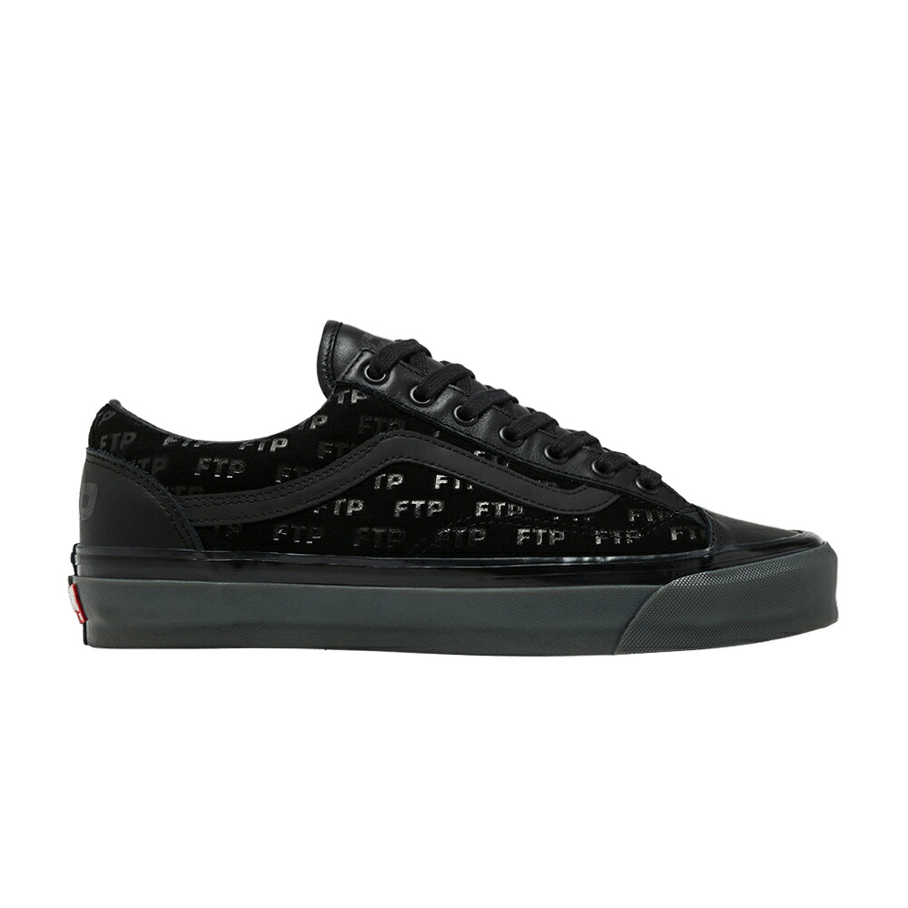 ヴァンズ バンズ 黒いこと 黒いこと 年寄りの学校 \u0027BLACK\u0027 スニーカー メンズ VANS ftp X OLD SKOOL 36 / BLACK BLACK