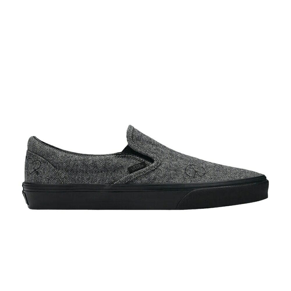 ヴァンズ バンズ クラシック スリッポン 灰色 グレー 黒色 ブラック 'WOOL BLACK' スニーカー メンズ VANS CLASSIC SLIP-ON - GREY / WOOL GREY BLACK 21,827円