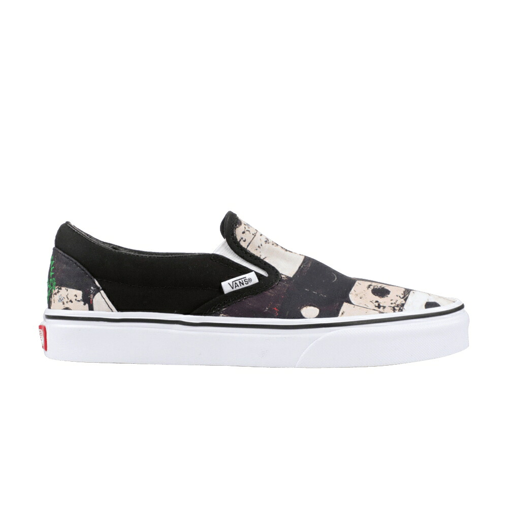 ヴァンズ バンズ トライブ スリッポン 黒色 ブラック 'ATCQ' スニーカー メンズ VANS A TRIBE CALLED QUEST X SLIP-ON / ATCQ BLACK｜スニケス