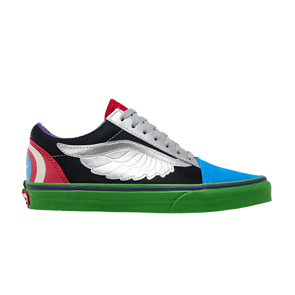 ヴァンズ バンズ 年寄りの学院 \u0027AVENGERS\u0027 スニーカー メンズ VANS MARVEL X OLD SKOOL / AVENGERS MULTI
