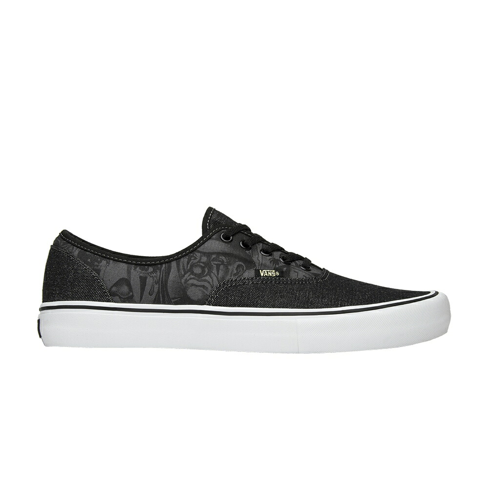 ヴァンズ バンズ オーセンティック 黒色 ブラック ゴールド MR. 'BLACK GOLD' スニーカー メンズ VANS CARTOON X SYNDICATE AUTHENTIC / BLACK GOLD