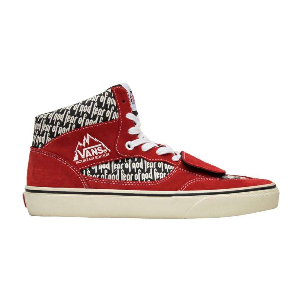 ヴァンズ バンズ 赤 レッド フィアーオブゴッド 'COLLECTION 2' スニーカー メンズ VANS FEAR OF GOD X MOUNTAIN EDITION 35 DX / RED PRINT