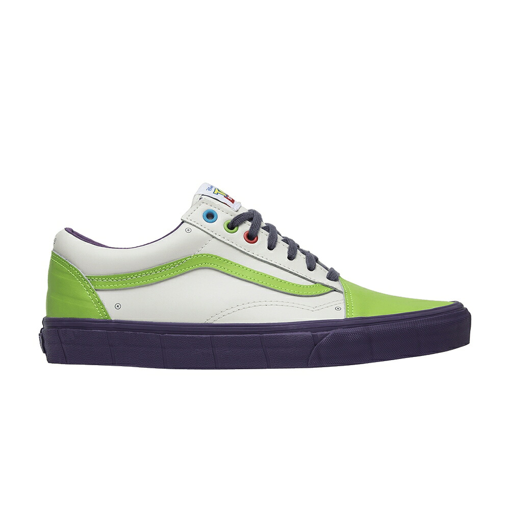 ヴァンズ バンズ 白色 ホワイト オールドスクール 'BUZZ LIGHTYEAR' スニーカー メンズ VANS TOY STORY X OLD SKOOL / TRUE WHITE