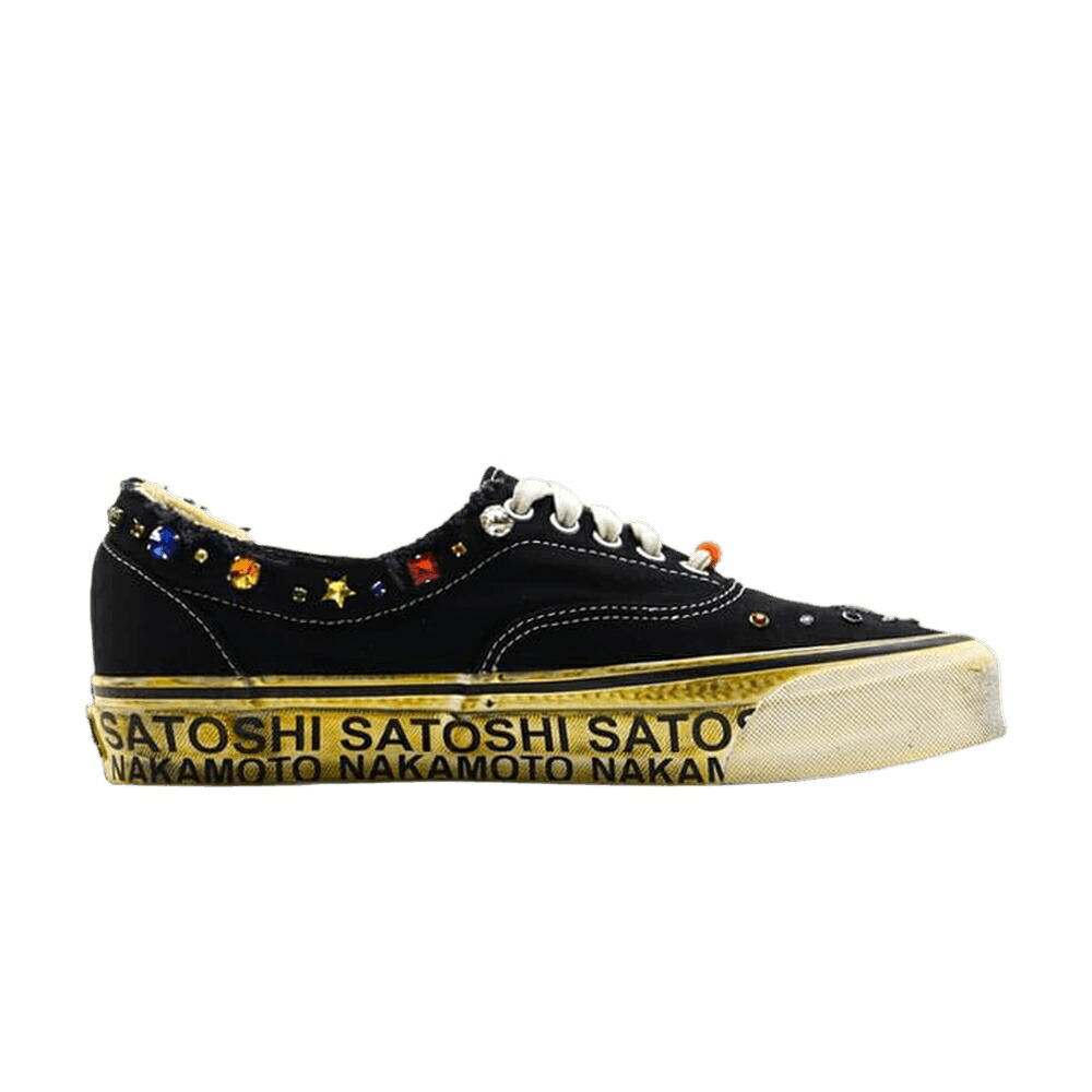 ヴァンズ バンズ 黒いこと 黒いこと \u0027LUCKY CHARM\u0027 スニーカー メンズ VANS SATOSHI NAKAMOTO X OTW ERA 95 / BLACK