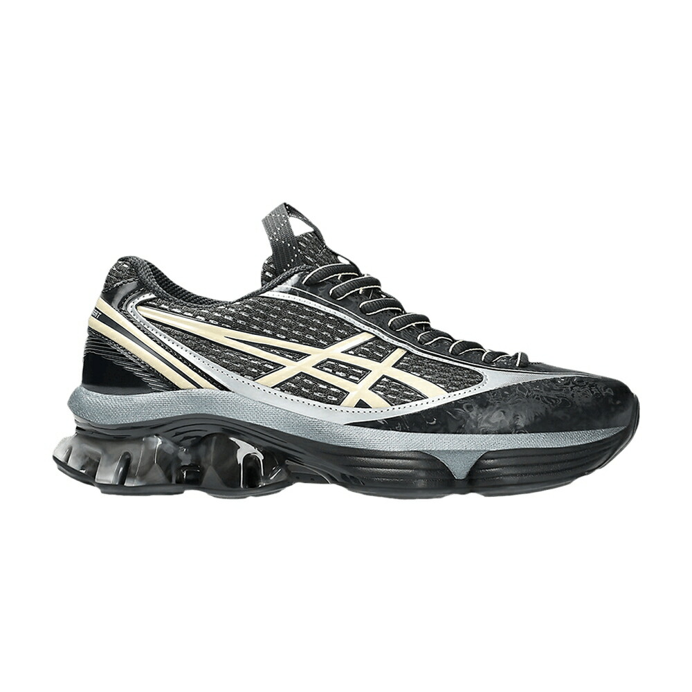 アシックス 黒色 ブラック BLACK VANILLA スニーカー メンズ ASICS KIKO KOSTADINOV X US6-S GEL KINETIC FLUENT / BLACK VANILLA
