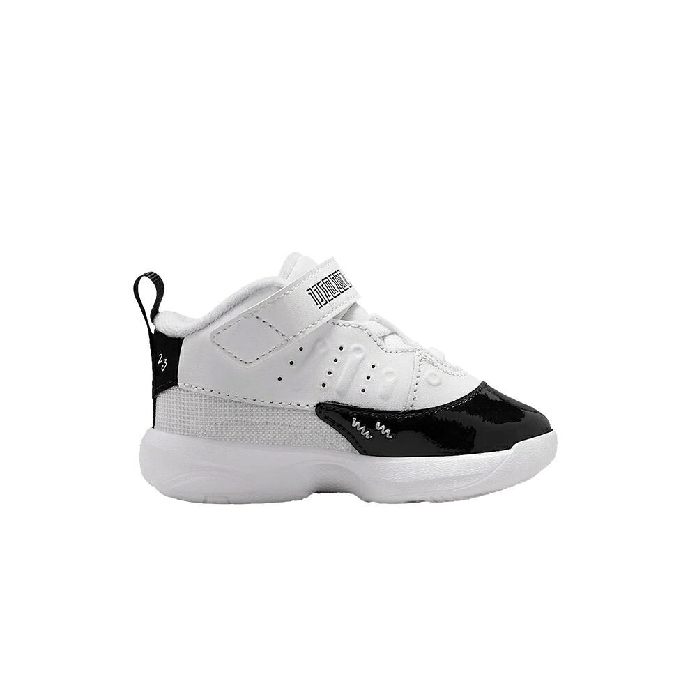 ナイキ マックス オーラ 白色 ホワイト 黒色 ブラック エアジョーダン 'WHITE BLACK' ベビー AIR JORDAN AIR JORDAN MAX AURA 7 TD / WHITE SUMMIT WHITE BLACK