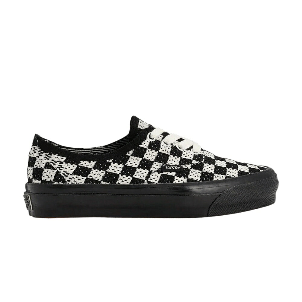 ヴァンズ バンズ オーセンティック 割り増し金 黒いこと 黒いこと \u0027PUNK CHECK\u0027 スニーカー メンズ VANS AUTHENTIC 44 PREMIUM / PUNK BLACK CHECK MARSHMALLOW