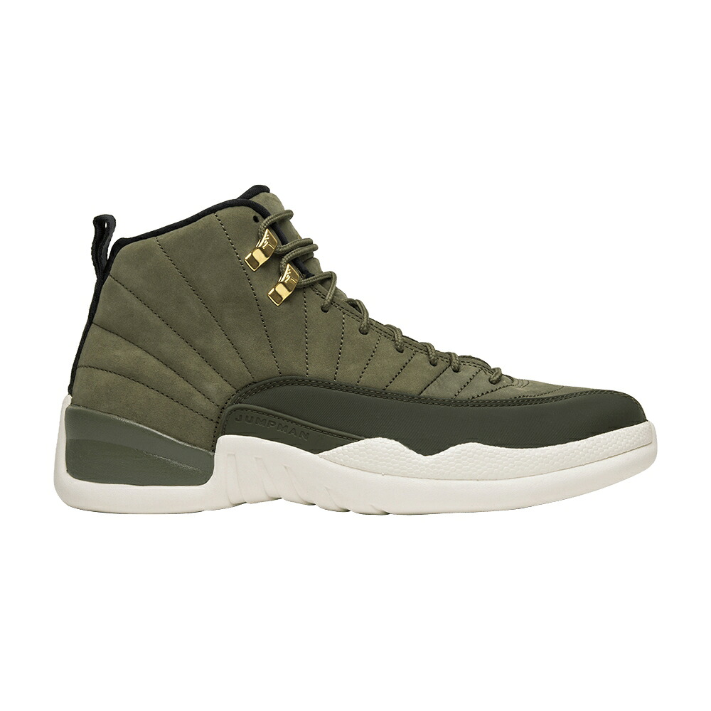 ナイキ オリーブ 黒いこと 黒いこと エアジョーダン \u0027CLASS 2003\u0027 スニーカー メンズ AIR JORDAN AIR JORDAN 12 RETRO CP3 OF / OLIVE CANVAS SAIL BLACK METALLIC