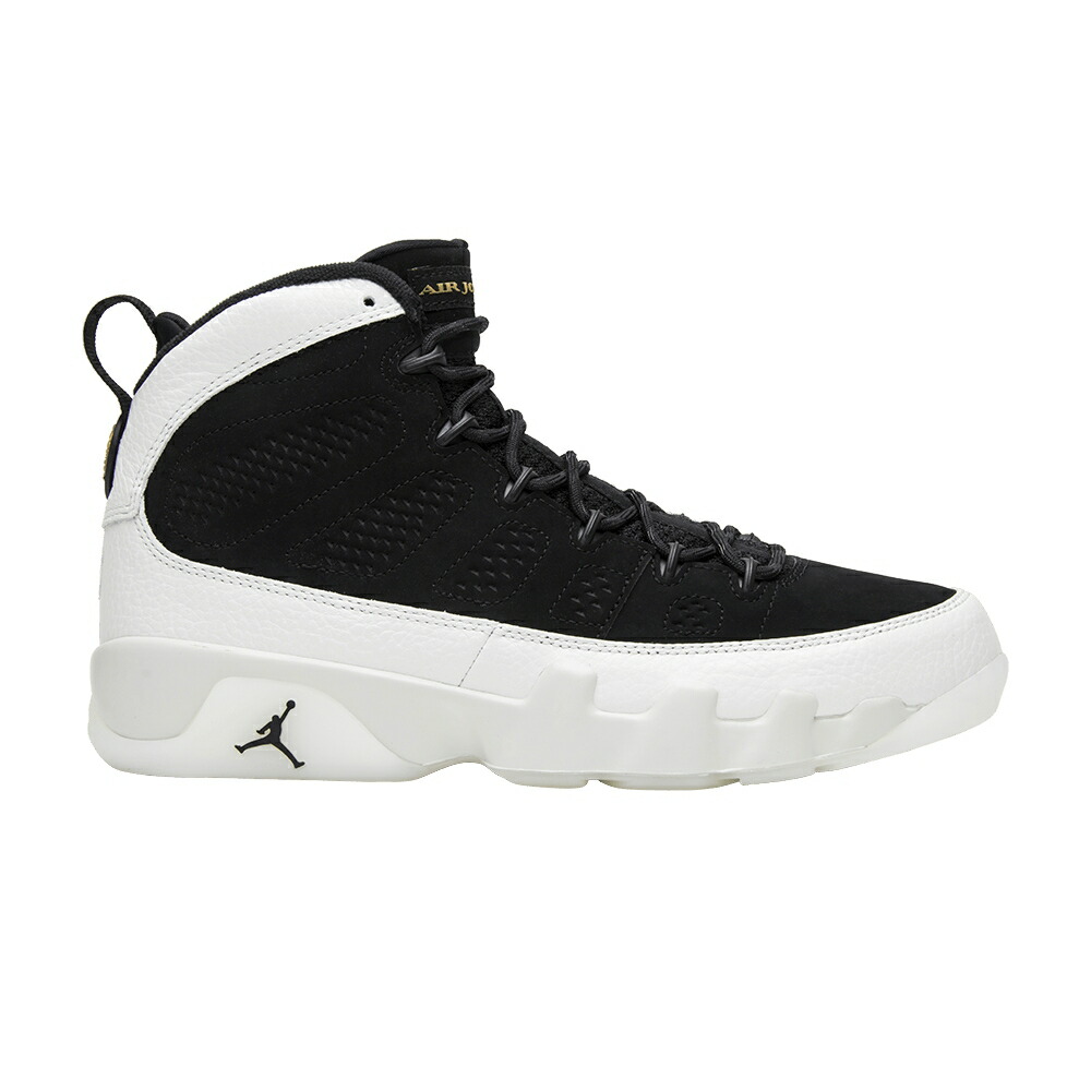 ナイキ 黒色 ブラック 白色 ホワイト ゴールド エアジョーダン CITY FLIGHT スニーカー メンズ AIR JORDAN AIR JORDAN 9 RETRO OF / BLACK SUMMIT WHITE METALLIC GOLD