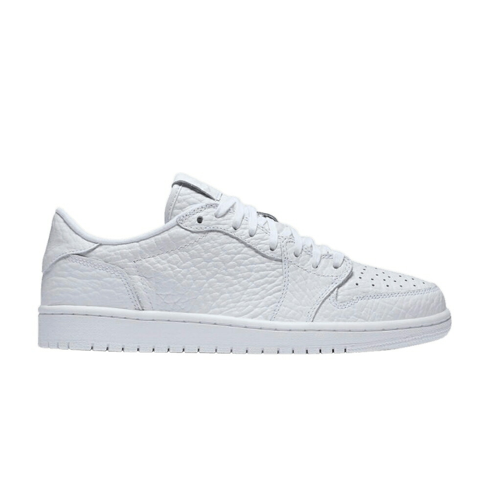 ナイキ 白色 ホワイト エアジョーダン 'TRIPLE WHITE' スニーカー メンズ AIR JORDAN AIR JORDAN 1 RETRO LOW SWOOSHLESS / WHITE WHITE WHITE
