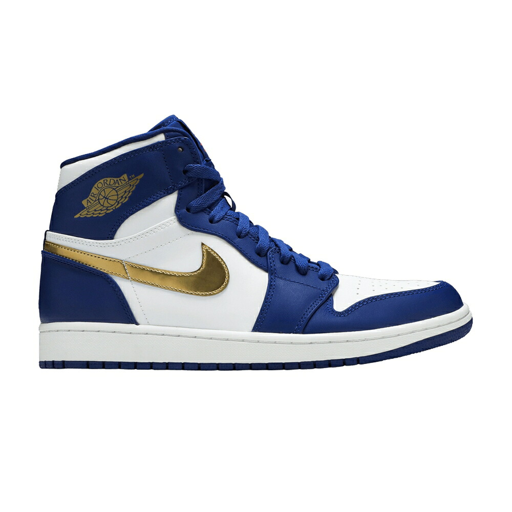 ナイキ ご機嫌 ディープ 青味 青み ゴールド エアジョーダン \u0027GOLD MEDAL\u0027 スニーカー メンズ AIR JORDAN AIR JORDAN 1 RETRO HIGH / DEEP ROYAL BLUE METALLIC GOLD