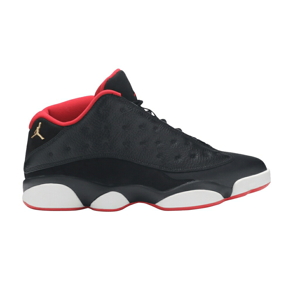 ナイキ サーティーン 黒色 ブラック ゴールド エアジョーダン 'BRED' スニーカー メンズ AIR JORDAN AIR JORDAN 13 RETRO LOW / BLACK METALLIC GOLD UNIVERSITY