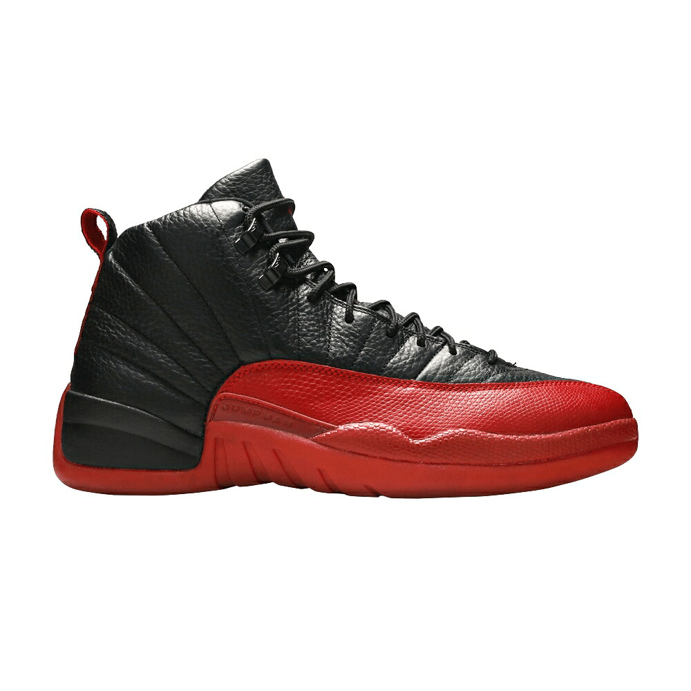 ナイキ 黒いこと 黒いこと 赤 赤いこと エアジョーダン \u0027FLU GAME\u0027 スニーカー メンズ AIR JORDAN AIR JORDAN 12 RETRO 2003 / BLACK VARSITY RED