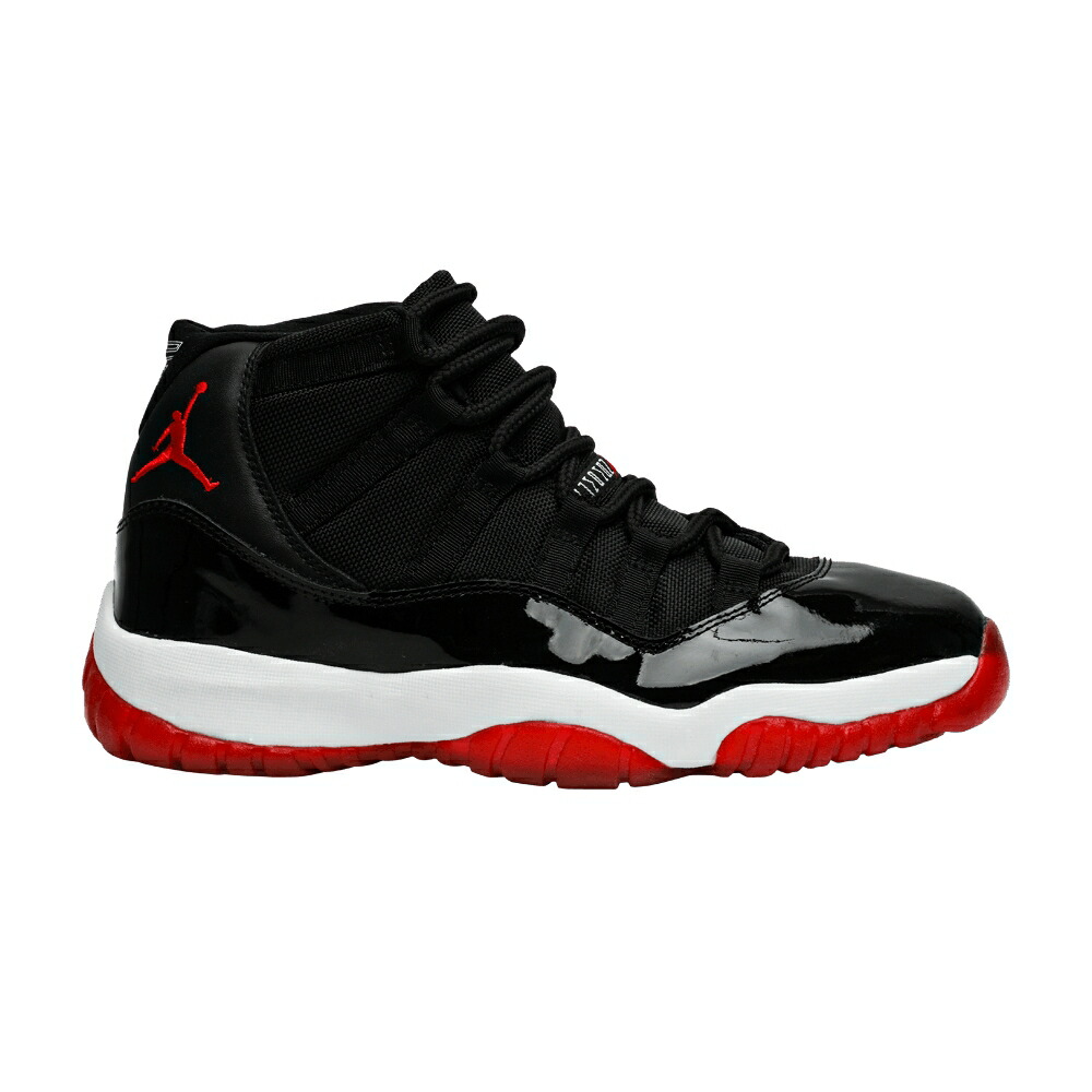 ナイキ 黒色 ブラック 赤 レッド 白色 ホワイト エアジョーダン BRED スニーカー メンズ AIR JORDAN AIR JORDAN 11 RETRO 2001 / BLACK VARSITY RED WHITE