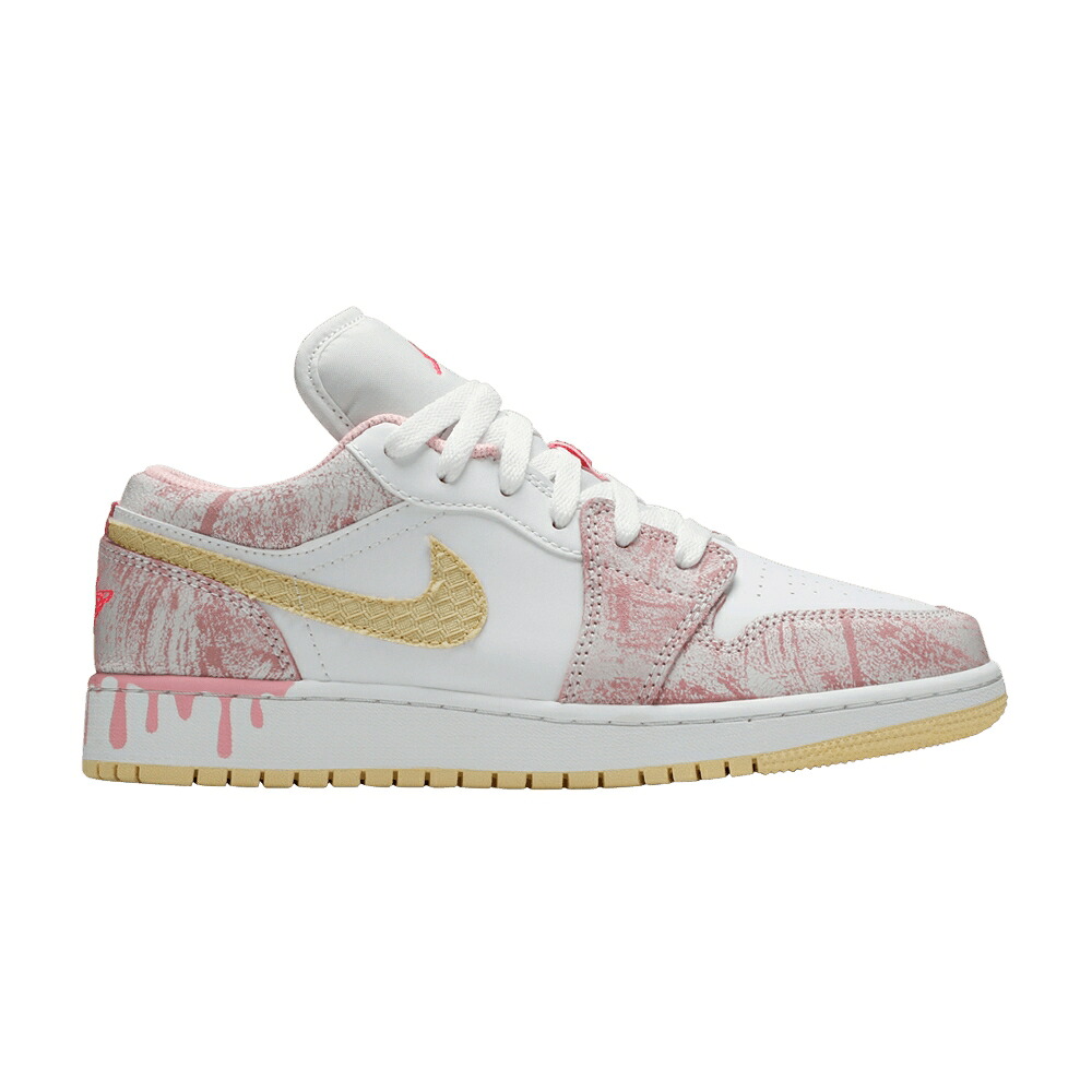 ナイキ 白いこと 白いこと エアジョーダン \u0027STRAWBERRY クリーム\u0027 お坊っちゃん キッズ AIR JORDAN AIR JORDAN 1 LOW GS ICE CREAM\u0027 / ARCTIC PUNCH PALE VANILLA WHITE もの言う花 マタニティ スニーカー