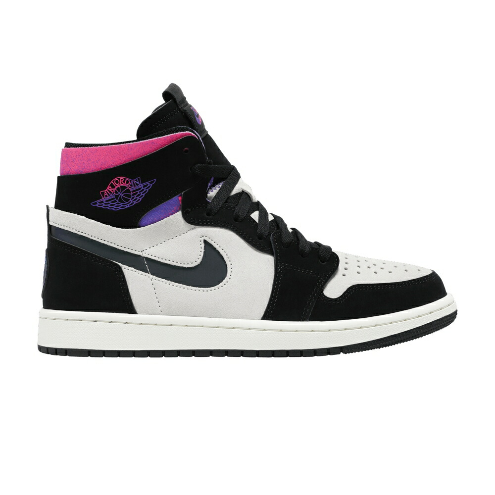 ナイキ ハイ ズーム 白色 ホワイト 黒色 ブラック 紫 パープル エアジョーダン 'PARIS' スニーカー メンズ AIR JORDAN PARIS SAINT-GERMAIN X AIR JORDAN 1 HIGH ZOOM COMFORT / WHITE BLACK PSYCHIC PURPLE HYPER