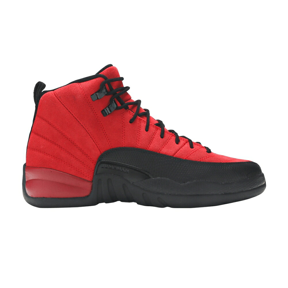ナイキ 赤 レッド 黒色 ブラック エアジョーダン 'REVERSE GAME' ジュニア キッズ AIR JORDAN AIR JORDAN 12 RETRO GS FLU / VARSITY RED BLACK ベビー マタニティ スニーカー|スニケス