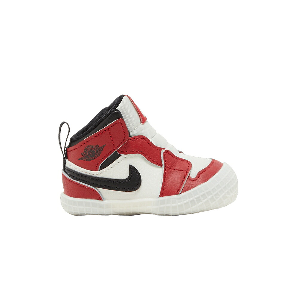 ナイキ 赤 赤いこと 黒いこと 黒いこと エアジョーダン \u0027CHICAGO \u0026 FOUND\u0027 スニーカー メンズ AIR JORDAN AIR JORDAN 1 CRIB BOOTIE LOST / VARSITY RED BLACK SAIL
