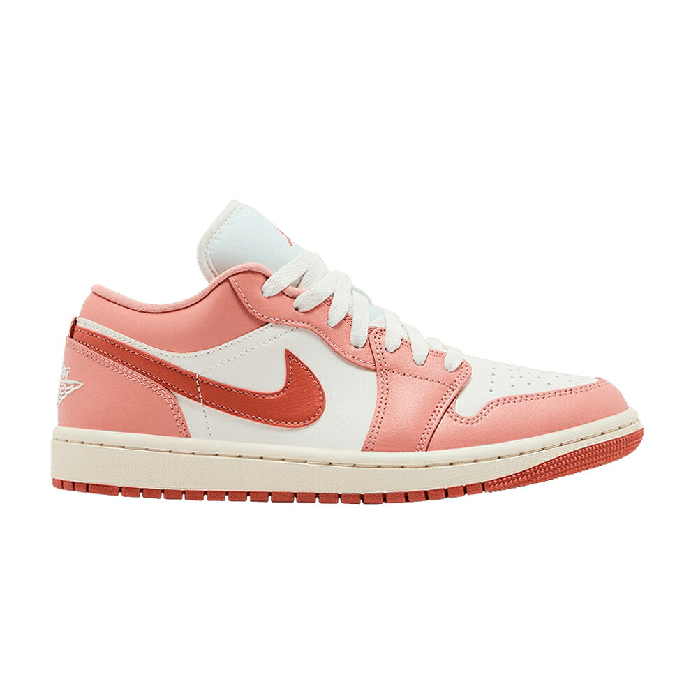 ナイキ エアジョーダン \u0027SAIL ROOT\u0027 スニーカー レディース AIR JORDAN WMNS AIR JORDAN 1 LOW MADDER / SAIL LIGHT MADDER ROOT PALE