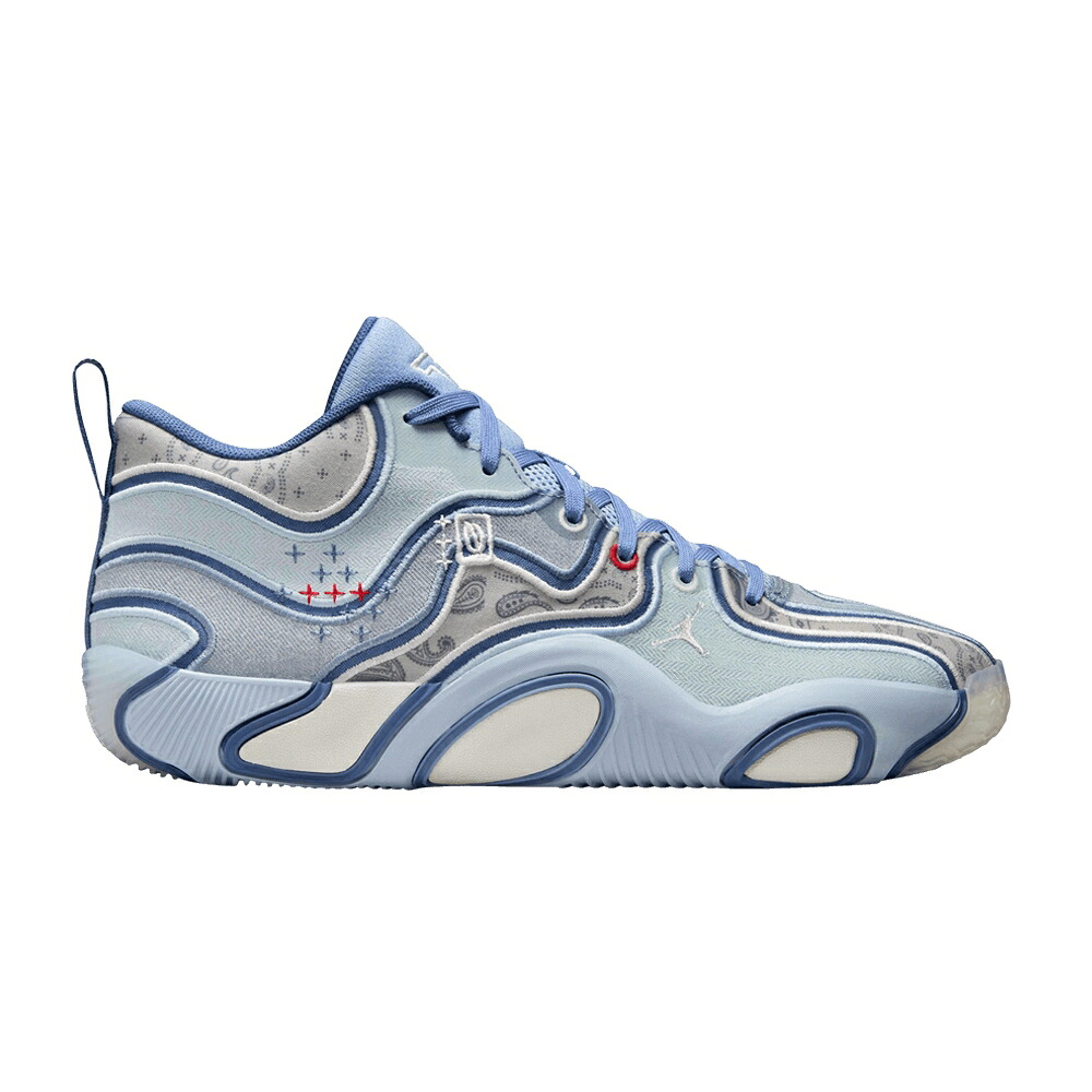 ナイキ 青碧 青碧 エアジョーダン \u0027DENIM\u0027 スニーカー メンズ AIR JORDAN AIR JORDAN TATUM 3 / LIGHT ARMORY BLUE OCEAN FOG