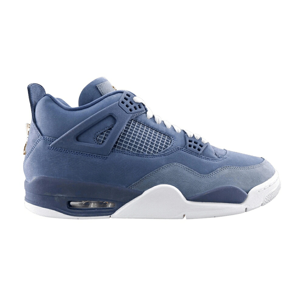 ナイキ 青味 青み ゴールド エアジョーダン \u0027HOWARD UNIVERSITY\u0027 スニーカー メンズ AIR JORDAN AIR JORDAN 4 RETRO PE / MONSOON BLUE METALLIC GOLD