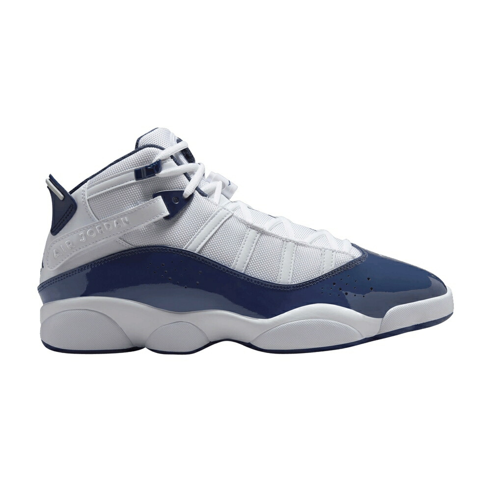 ナイキ リング 白色 ホワイト 灰色 グレー 紺色 ネイビー エアジョーダン MIDNIGHT NAVY スニーカー メンズ AIR JORDAN AIR JORDAN 6 RINGS / WHITE NEUTRAL GREY MIDNIGHT NAVY